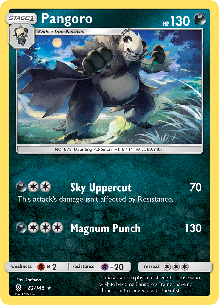 Pangoro (82/145) [Sun & Moon: Guardians Rising] | Good Games Morley
