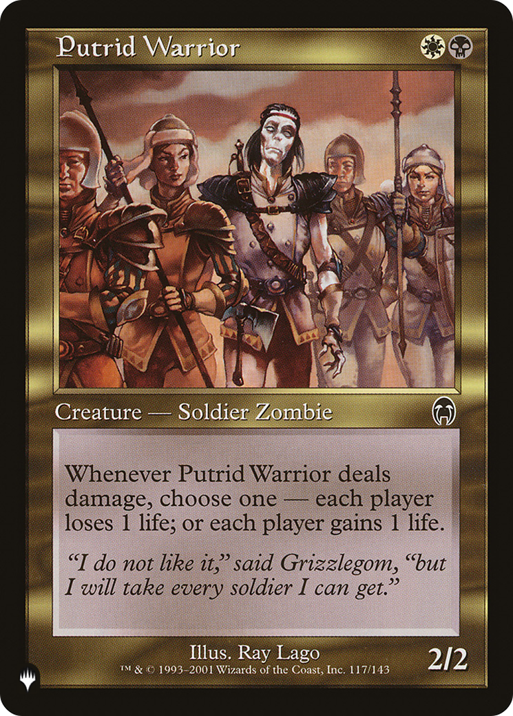 Putrid Warrior [The List] | Good Games Morley