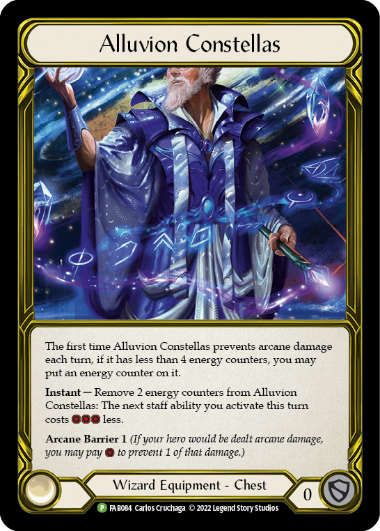 Alluvion Constellas (Golden) [FAB084] (Promo)  Cold Foil | Good Games Morley