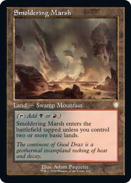Smoldering Marsh Retro Frame 202/40 (Commander: The Brothers' War)  | Good Games Morley