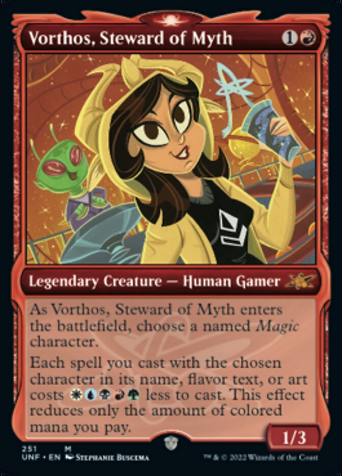 Vorthos, Steward of Myth (Showcase) [Unfinity] | Good Games Morley