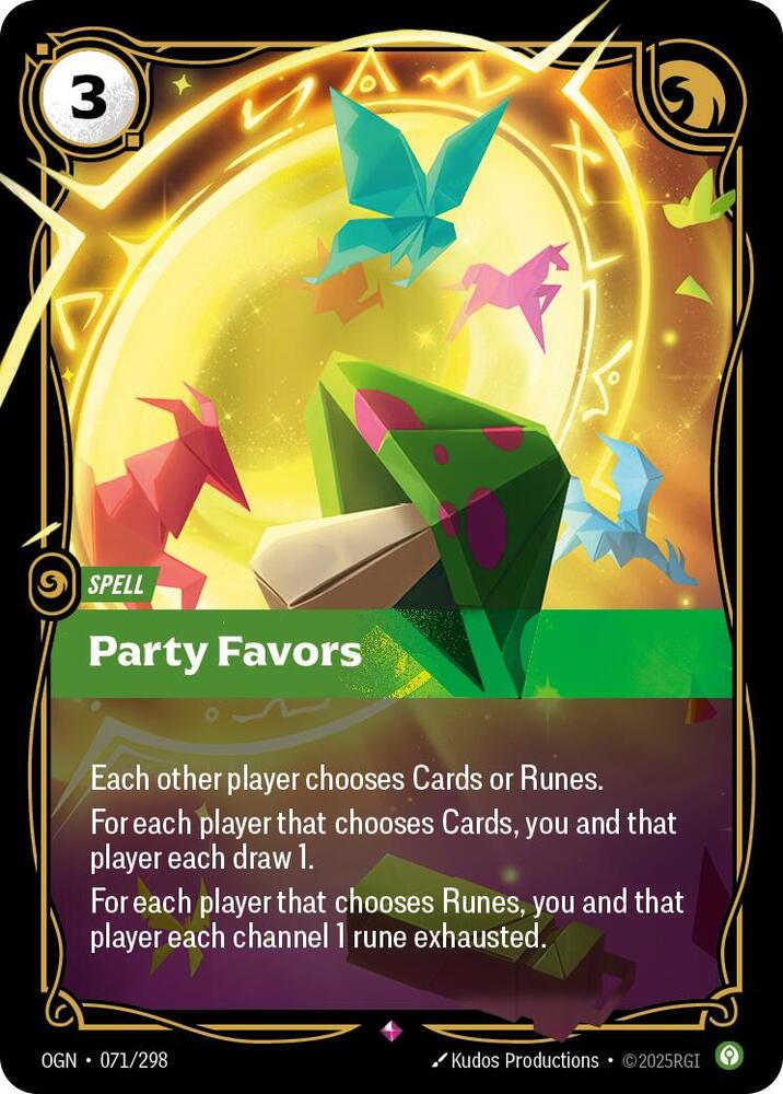 Party Favors 071/298 (Origins)  - Foil | Good Games Morley