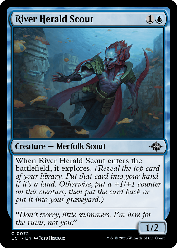 River Herald Scout [The Lost Caverns of Ixalan] | Good Games Morley
