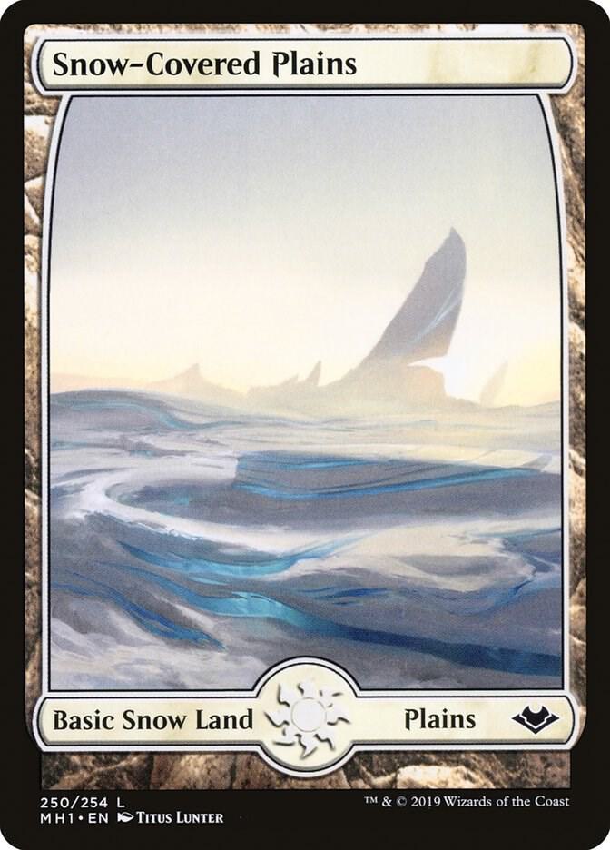 Snow-Covered Plains 250 (Modern Horizons)  - Foil | Good Games Morley