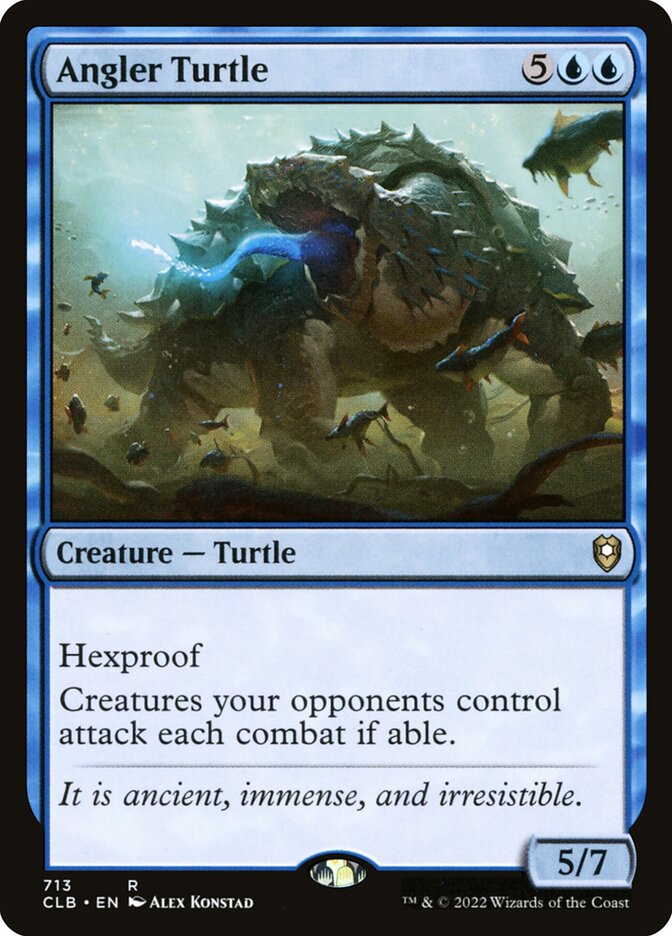 Angler Turtle 713 (Commander Legends: Battle for Baldur's Gate)  | Good Games Morley