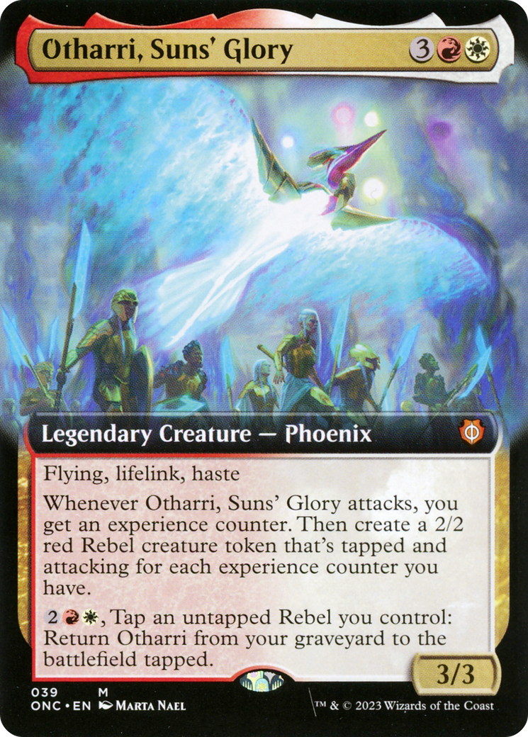 Otharri, Suns' Glory (Extended Art) [Phyrexia: All Will Be One Commander] | Good Games Morley