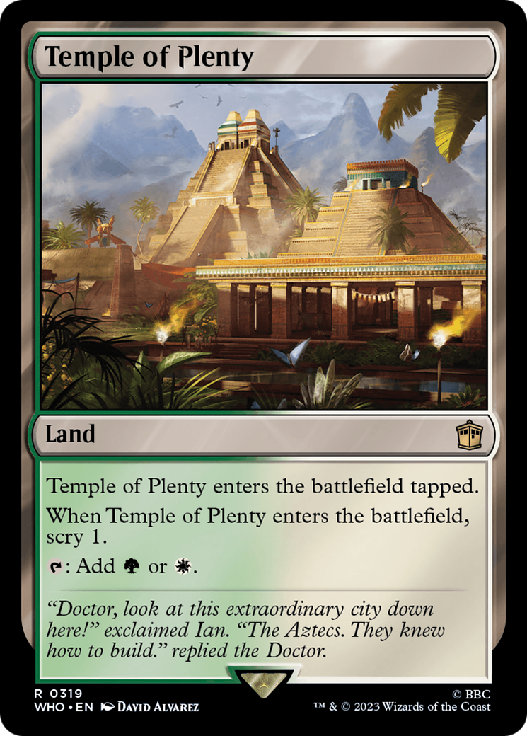 Temple of Plenty [Doctor Who] | Good Games Morley