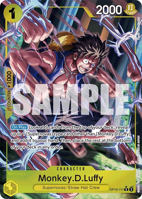 Monkey.D.Luffy OP10-111 (Royal Blood)  - Alternate Art Foil | Good Games Morley