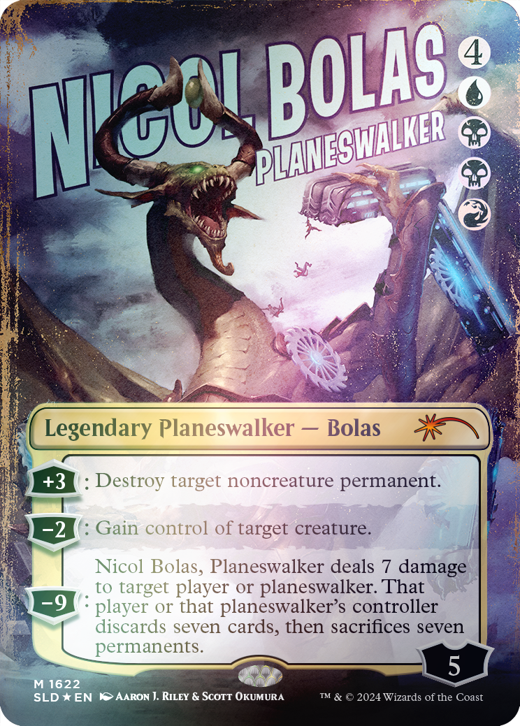 Nicol Bolas, Planeswalker (Rainbow Foil) [Secret Lair Drop Series] | Good Games Morley