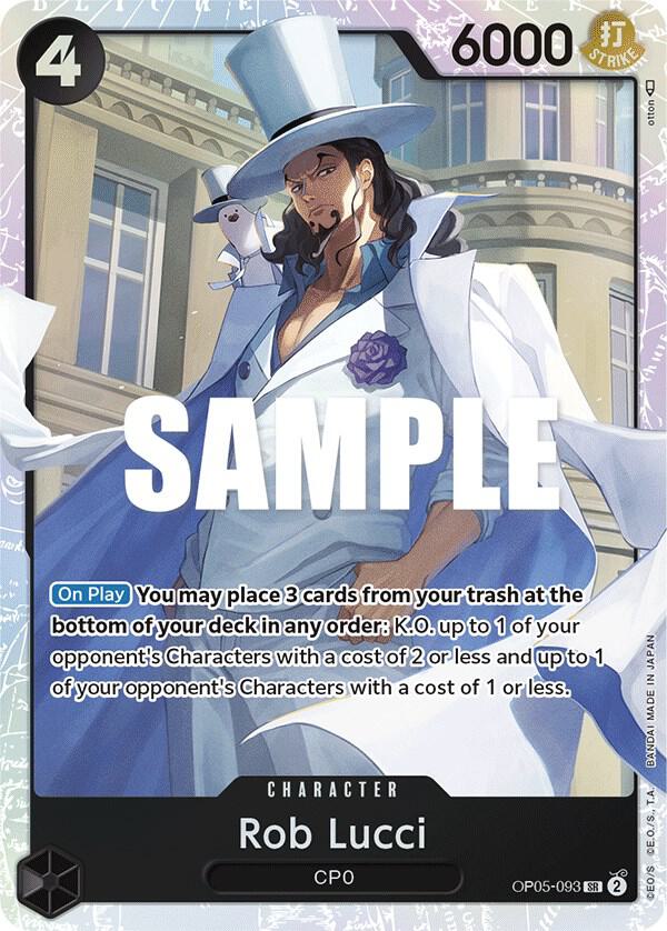 Rob Lucci OP05-093 (Awakening of the New Era)  - Foil | Good Games Morley