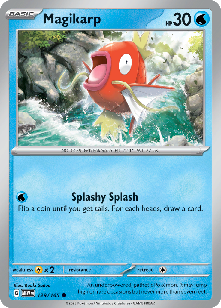 Magikarp (129/165) [Scarlet & Violet 151] | Good Games Morley