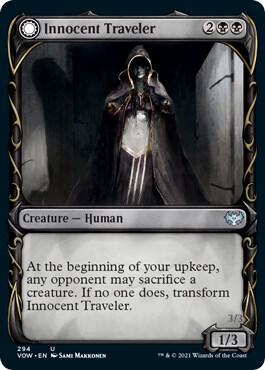 Innocent Traveler Showcase 294/277 (Innistrad: Crimson Vow)  | Good Games Morley