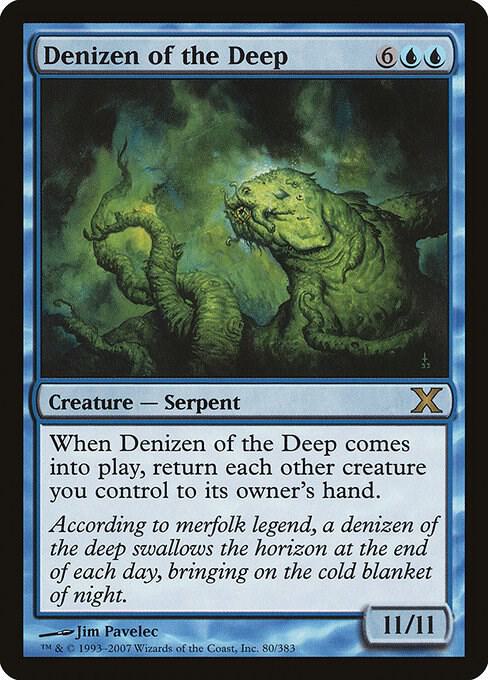 Denizen of the Deep 80/383 (10th Edition)  - Foil | Good Games Morley