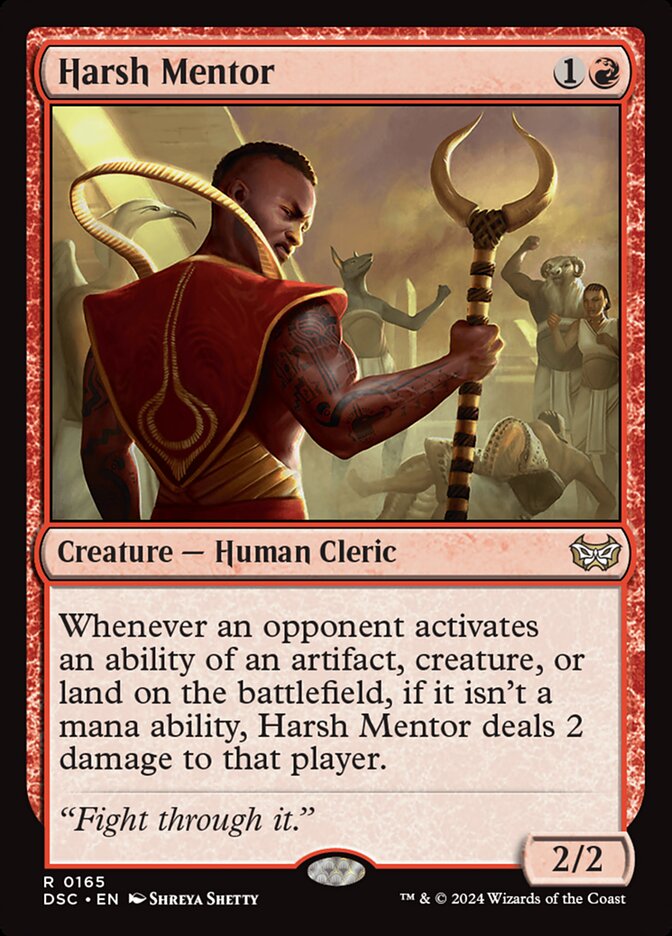 Harsh Mentor 165/40 (Commander: Duskmourn: House of Horror)  | Good Games Morley