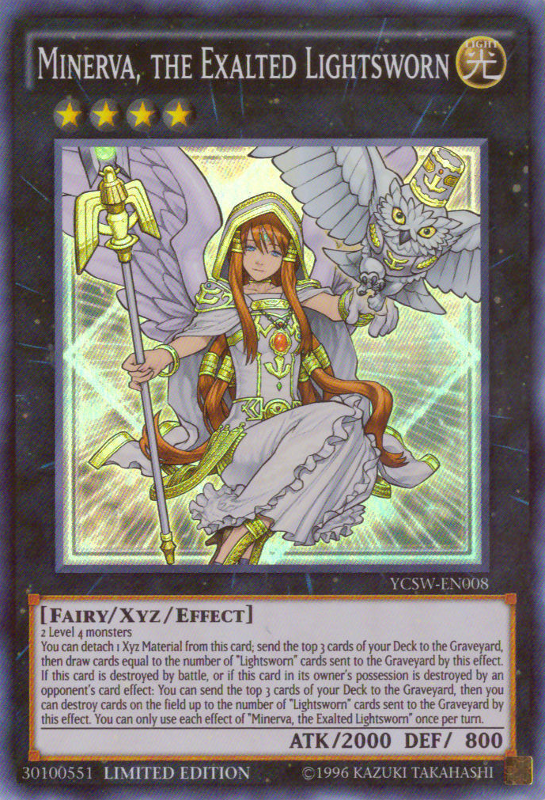Minerva, the Exalted Lightsworn [YCSW-EN008] Super Rare | Good Games Morley