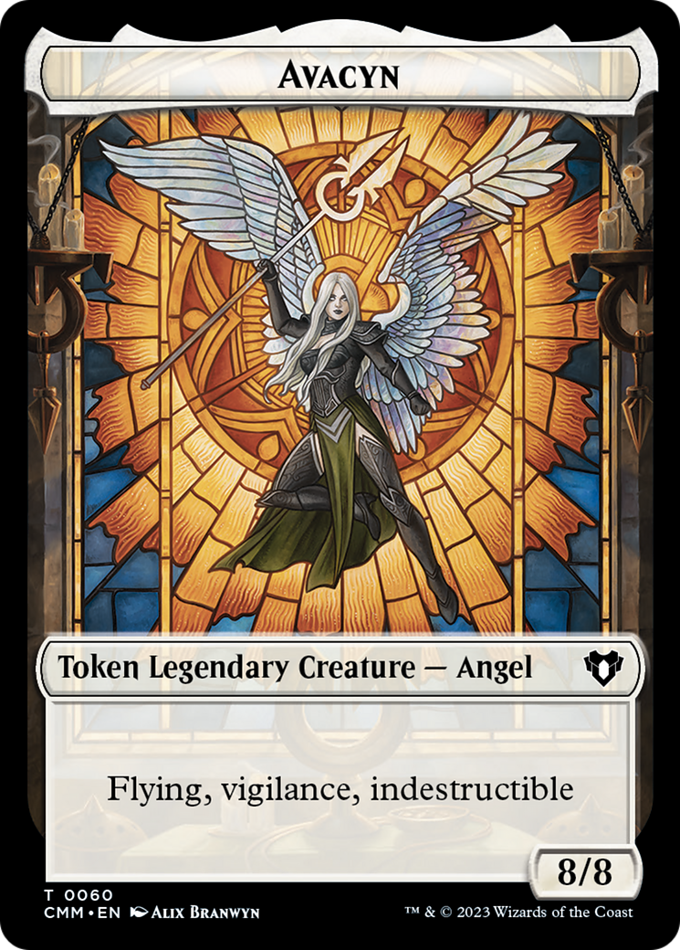 Copy (54) // Avacyn Double-Sided Token [Commander Masters Tokens] | Good Games Morley