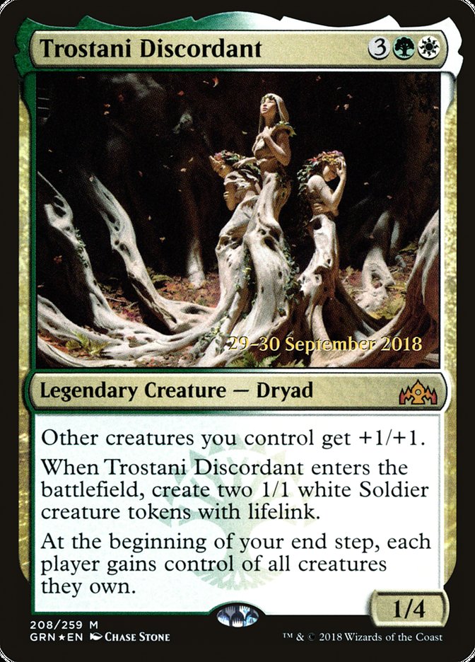 Trostani Discordant [Guilds of Ravnica Prerelease Promos] | Good Games Morley