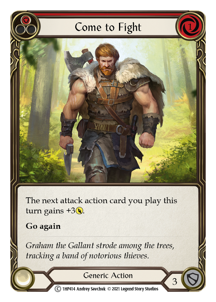 Come to Fight (Red) [1HP414] (History Pack 1) | Good Games Morley