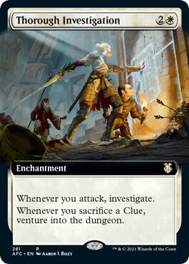 Thorough Investigation Extended Art 281 (Commander: Adventures in the Forgotten Realms)  | Good Games Morley