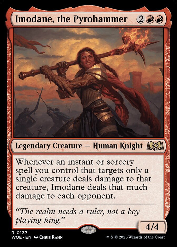Imodane, the Pyrohammer 137 (Wilds of Eldraine)  | Good Games Morley