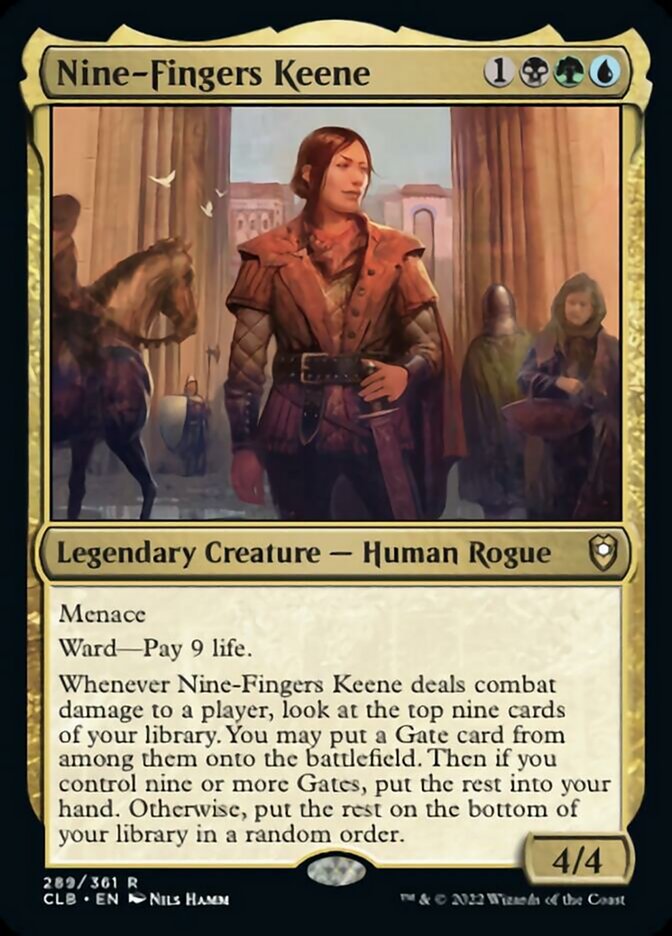 Nine-Fingers Keene [Commander Legends: Battle for Baldur's Gate] | Good Games Morley