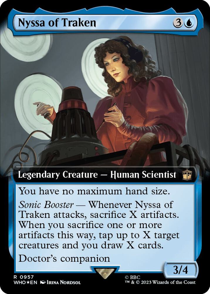 Nyssa of Traken 957/331 (Universes Beyond: Doctor Who)  - Extended Art Surge Foil | Good Games Morley