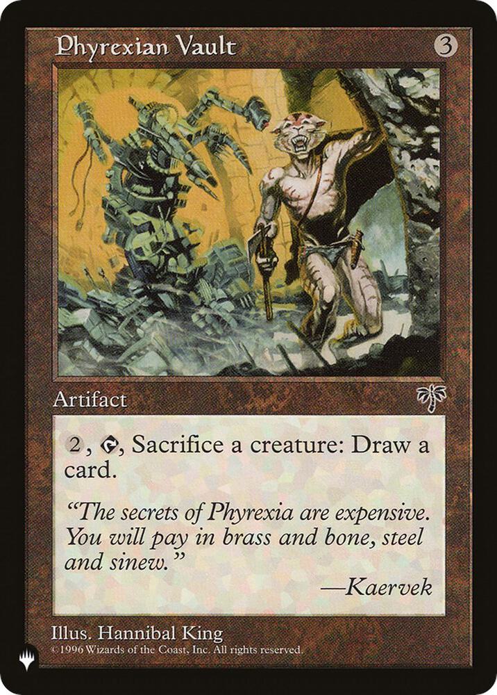 Phyrexian Vault MIR-316/5075 (The List Reprints)  | Good Games Morley