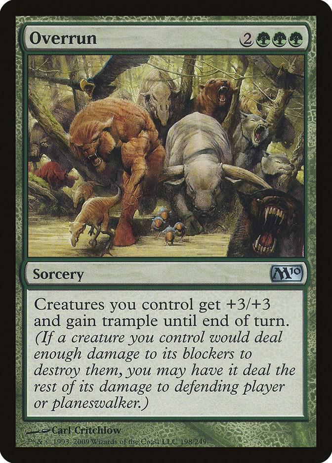 Overrun 198/249 (Magic 2010 (M10))  - Foil | Good Games Morley
