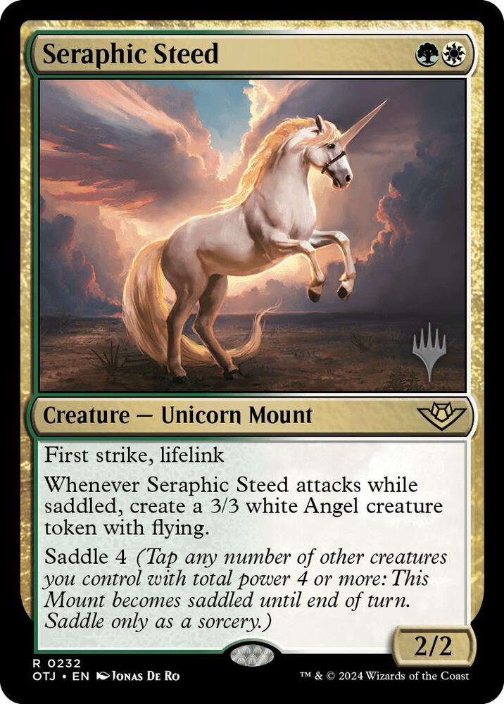 Seraphic Steed 232 (Promo Pack: Outlaws of Thunder Junction)  | Good Games Morley