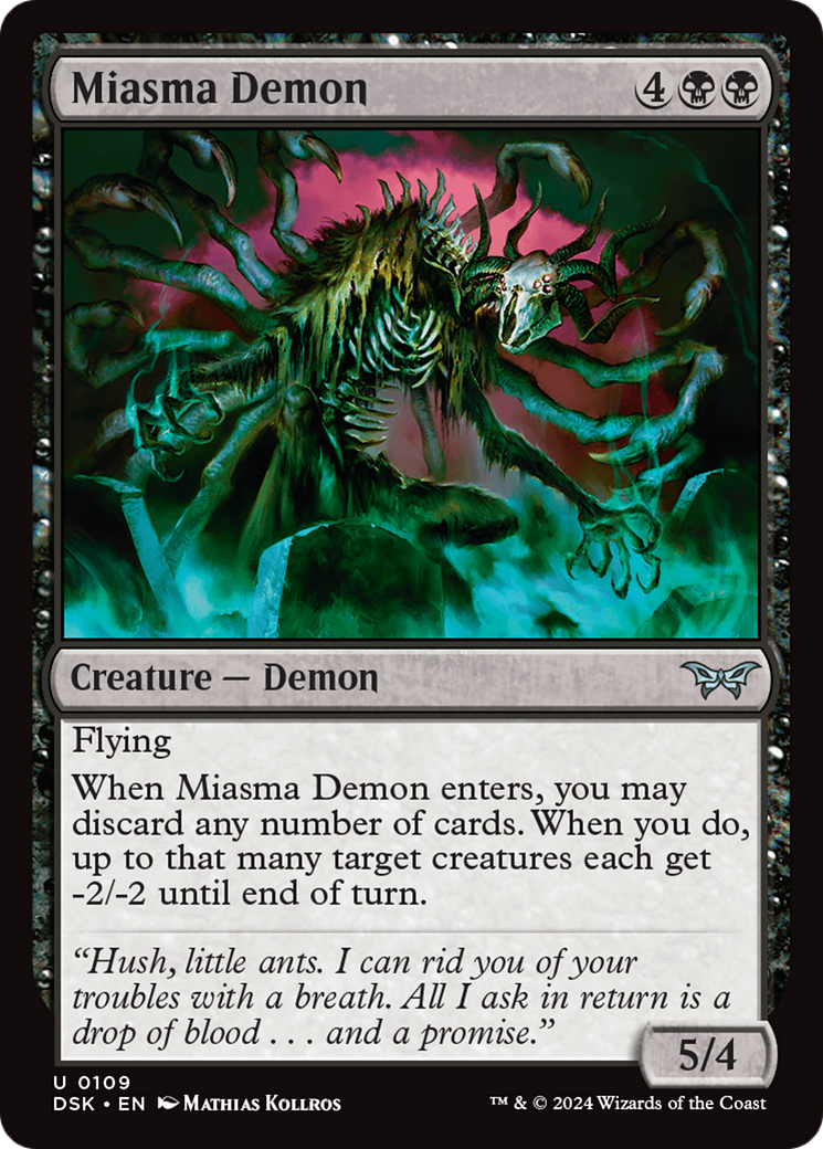 Miasma Demon [Duskmourn: House of Horror] | Good Games Morley