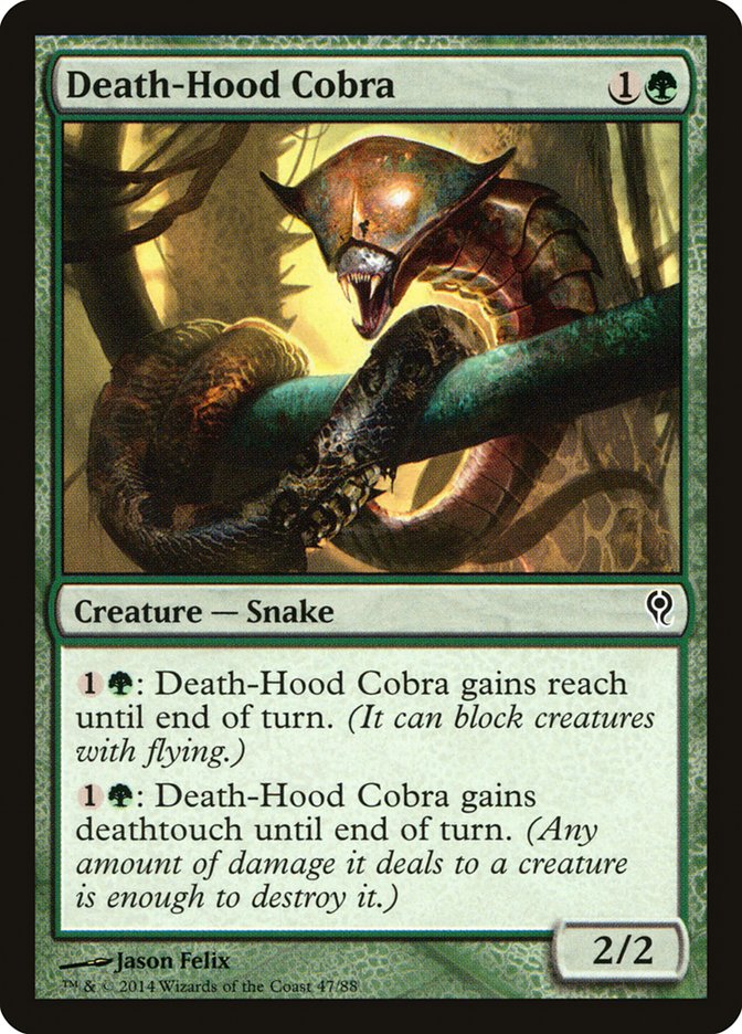 Death-Hood Cobra [Duel Decks: Jace vs. Vraska] | Good Games Morley