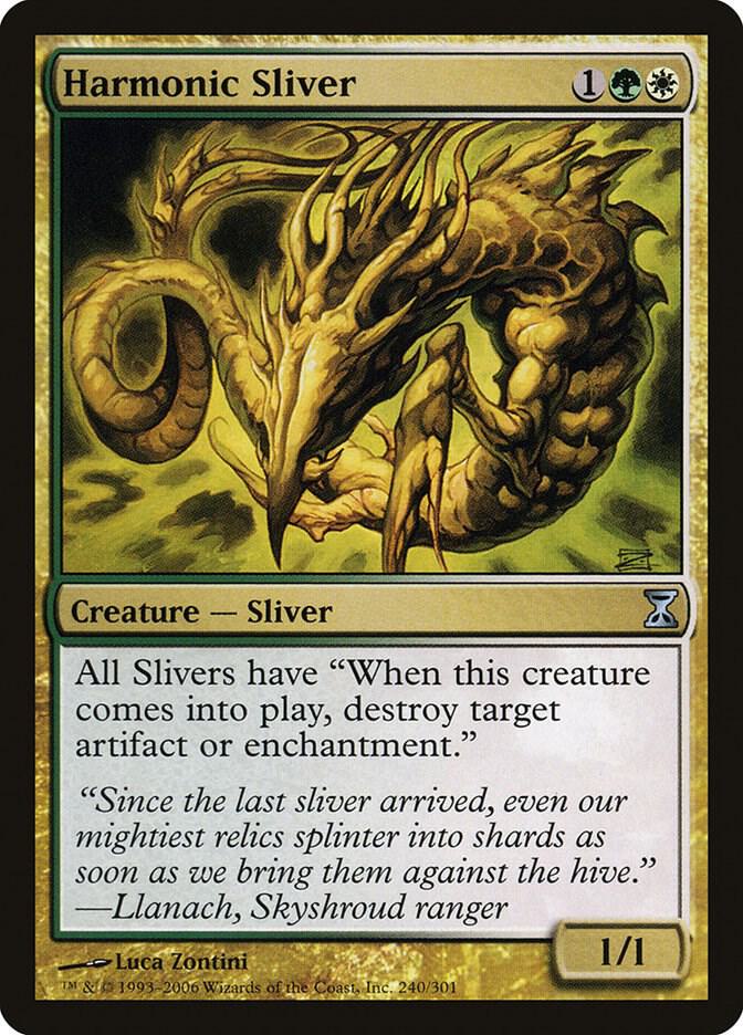 Harmonic Sliver 240/301 (Time Spiral)  - Foil | Good Games Morley