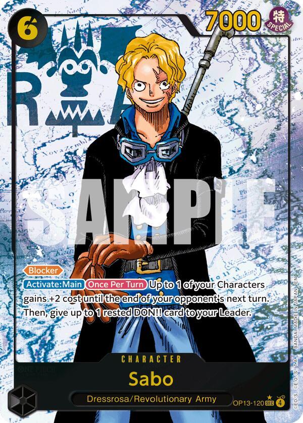 Sabo OP13-120 (Carrying On His Will)  - Parallel Foil | Good Games Morley