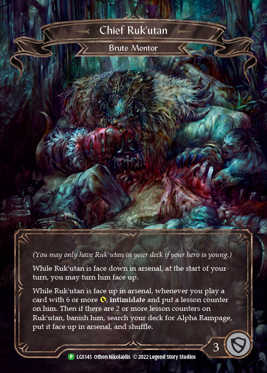 Chief Ruk'utan [LGS145] (Promo)  Rainbow Foil | Good Games Morley