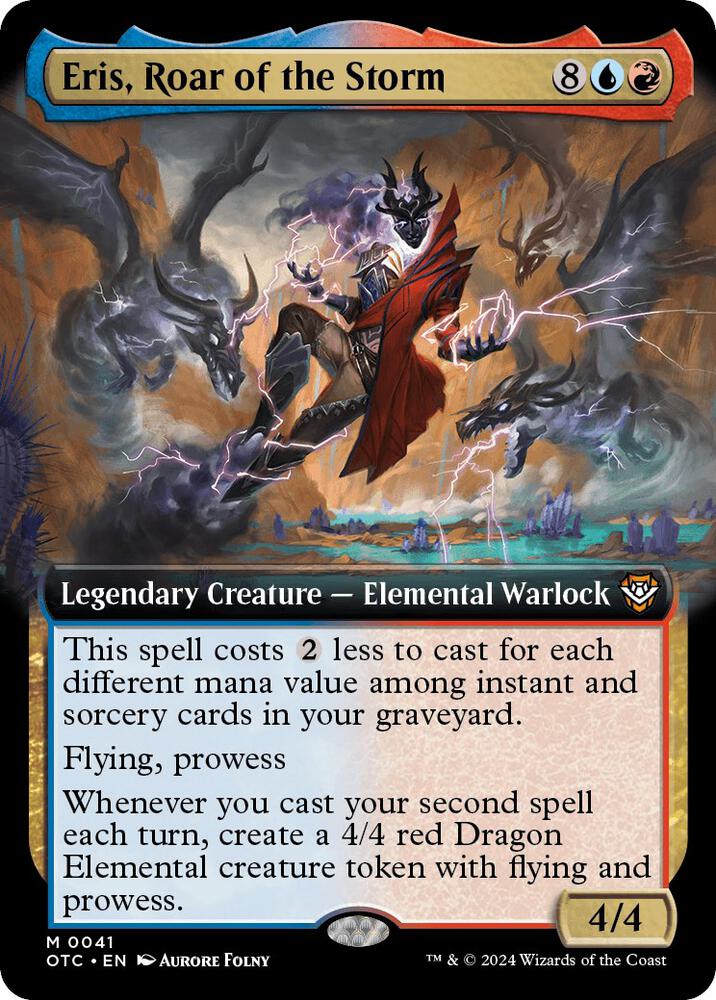Eris, Roar of the Storm 41 (Commander: Outlaws of Thunder Junction)  - Extended Art | Good Games Morley