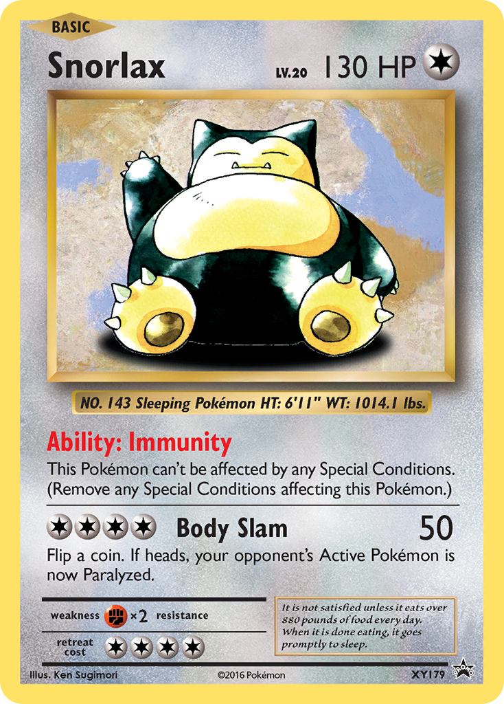 Snorlax (XY179) [XY: Black Star Promos] | Good Games Morley