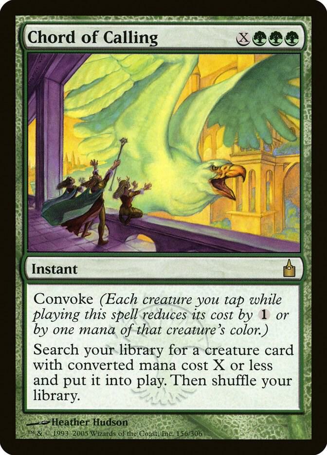 Chord of Calling 156/306 (Ravnica: City of Guilds)  - Foil | Good Games Morley