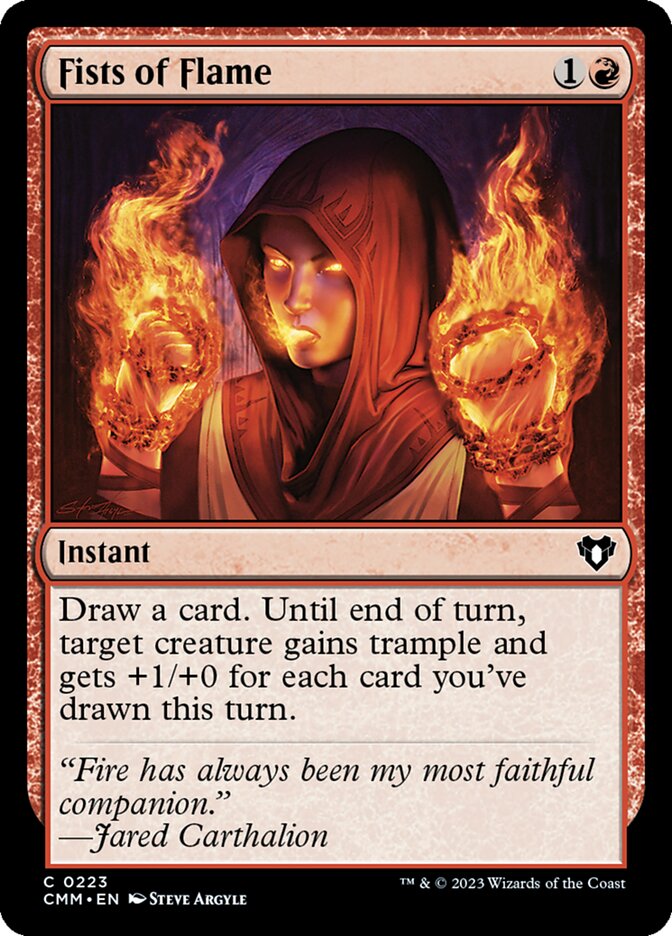 Fists of Flame 223 (Commander Masters)  | Good Games Morley