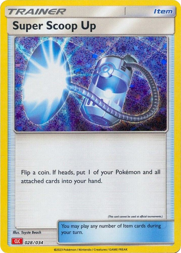 Super Scoop Up 028/034 (Trading Card Game Classic)  - Holofoil | Good Games Morley