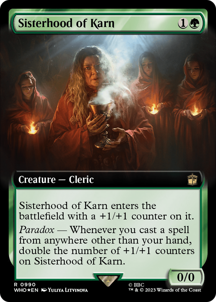 Sisterhood of Karn (Extended Art) (Surge Foil) [Doctor Who] | Good Games Morley