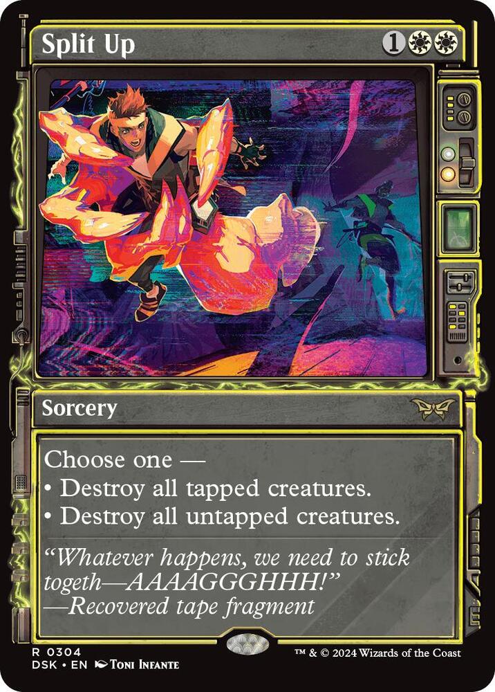 Split Up 304 (Duskmourn: House of Horror)  - Showcase Foil | Good Games Morley