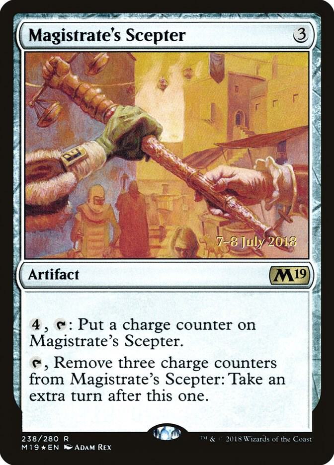 Magistrates Scepter 238s/95 (Prerelease Cards)  - Foil | Good Games Morley