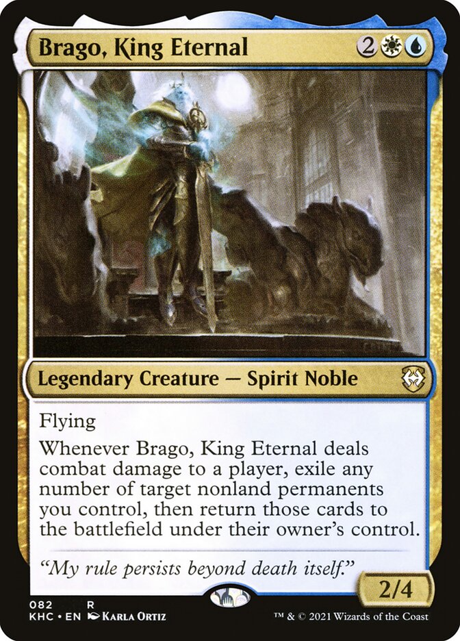 Brago, King Eternal 82 (Commander: Kaldheim)  | Good Games Morley