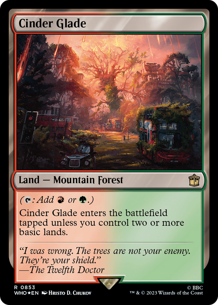Cinder Glade (Surge Foil) [Doctor Who] | Good Games Morley