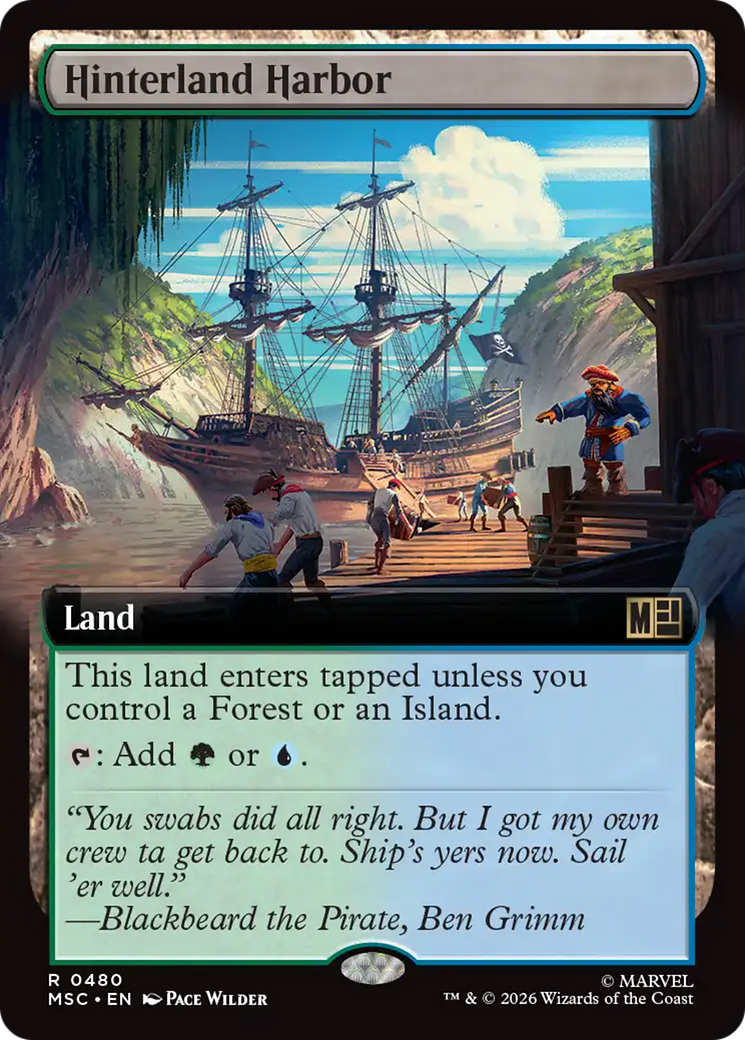 Hinterland Harbor (Extended Art) [Marvel Super Heroes Commander] | Good Games Morley