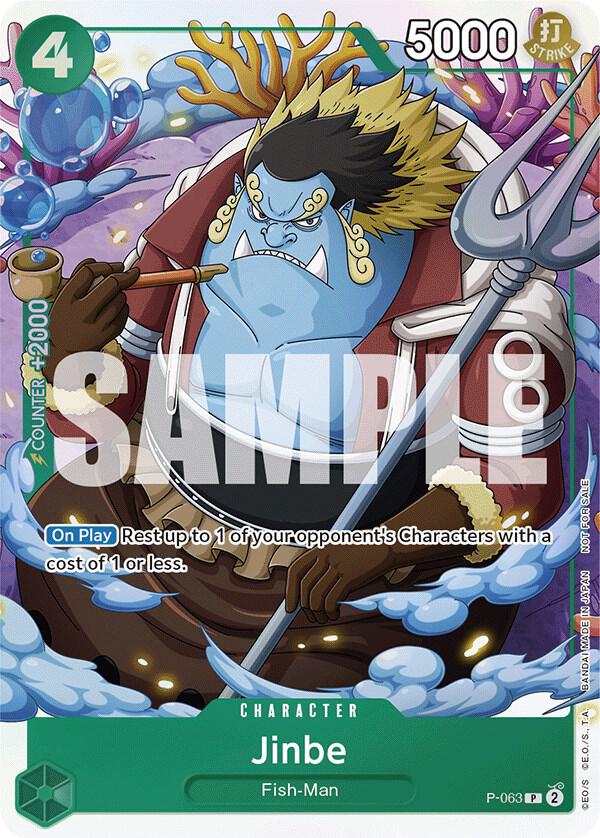 Jinbe (Event Pack Vol.4) P-063 (One Piece Promotion Cards)  - Foil | Good Games Morley