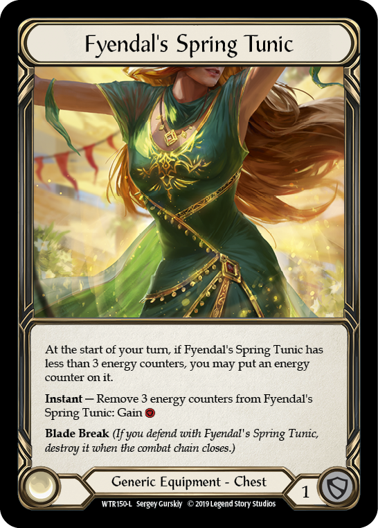 Fyendal's Spring Tunic [WTR150-L] (Welcome to Rathe)  Alpha Print Cold Foil | Good Games Morley