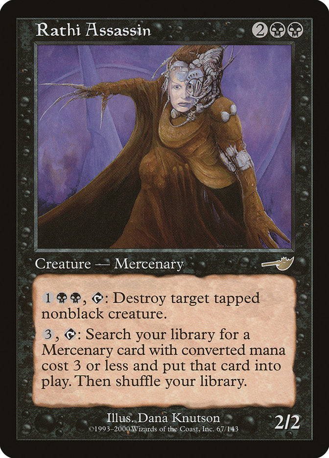 Rathi Assassin 67/143 (Nemesis)  - Foil | Good Games Morley