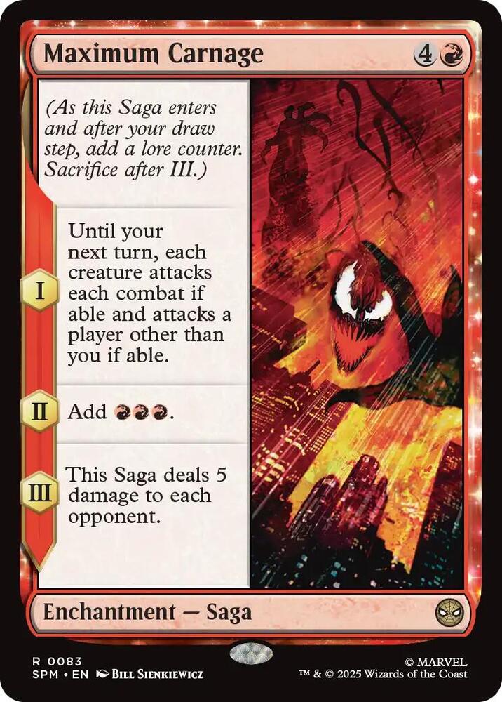 Maximum Carnage 83/198 (Marvel's Spider-Man)  - Foil | Good Games Morley