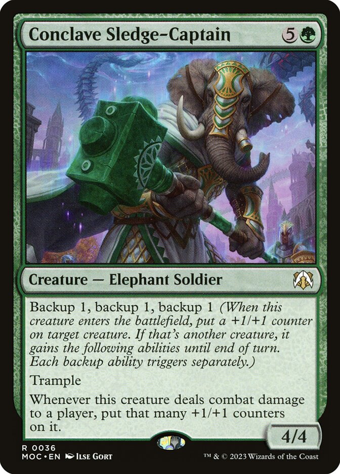 Conclave Sledge-Captain 36/444 (Commander: March of the Machine)  | Good Games Morley